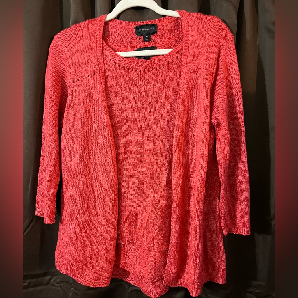 Ladies Investments Tank & Sweater, Size Tank Is A Small And Sweater Is A Medium